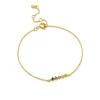 Pulseira Feminina Minimalista Color em Prata 925 - Melborny