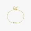 Pulseira Feminina Minimalista Color em Prata 925 - Melborny