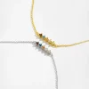 Pulseira Feminina Minimalista Color em Prata 925 - Melborny