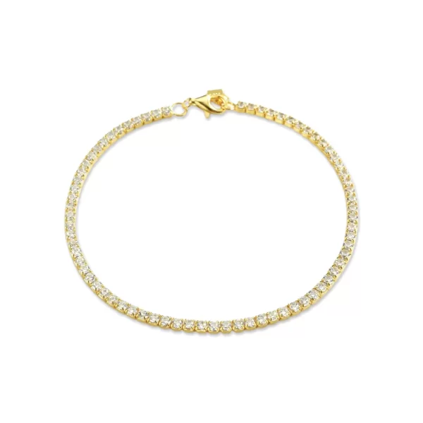 Pulseira Feminina Riviera de Prata 925 com Zircônias - Melborny